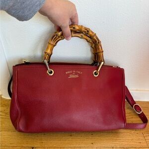 Vintage Gucci Bamboo shopper